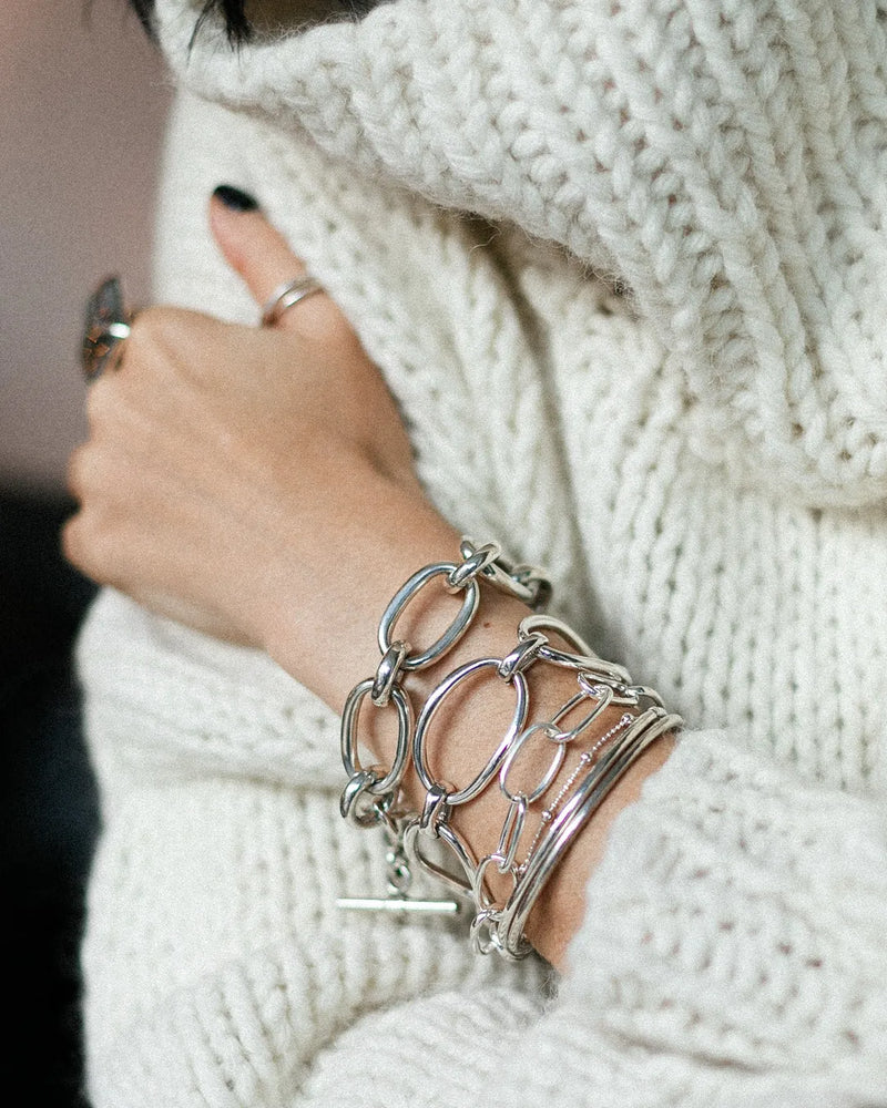 Smooth chain bracelet