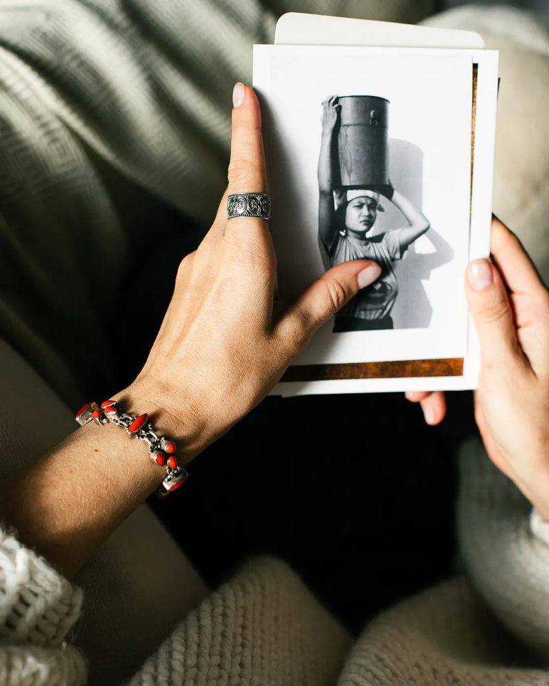 Bracelet with coral