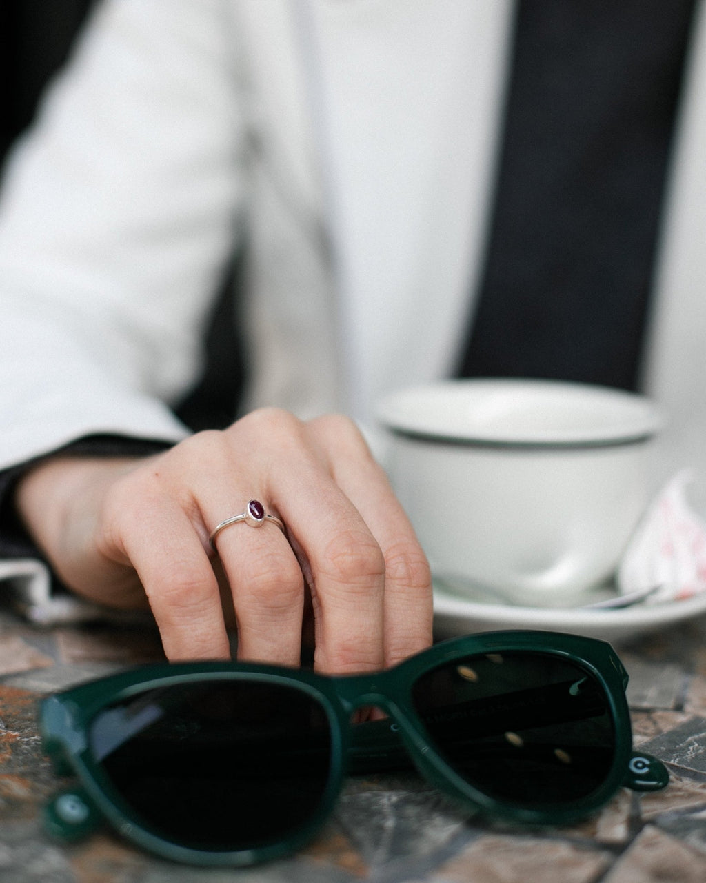 A ring with a ruby - jewerly-store-s