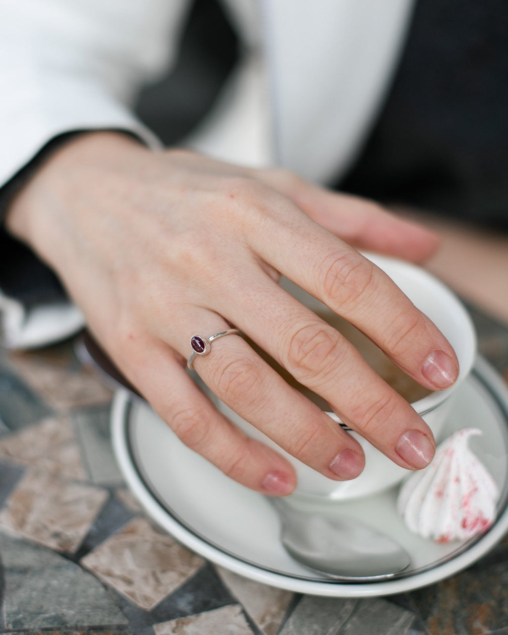 A ring with a ruby - jewerly-store-s