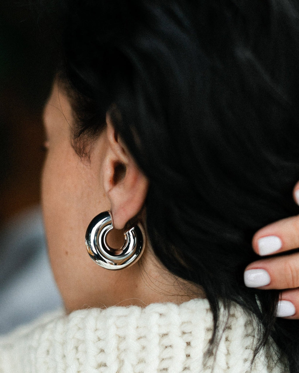 Earrings wide rings - jewerly-store-s