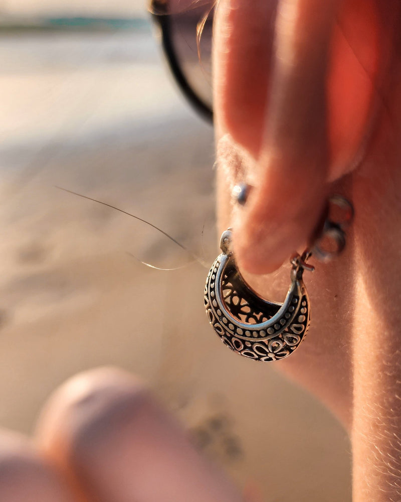 Earrings with flowers - jewerly-store-s