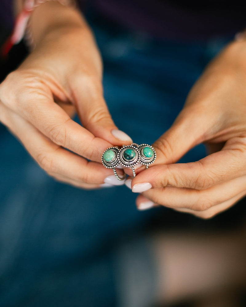 Ring with turquoise - jewerly-store-s