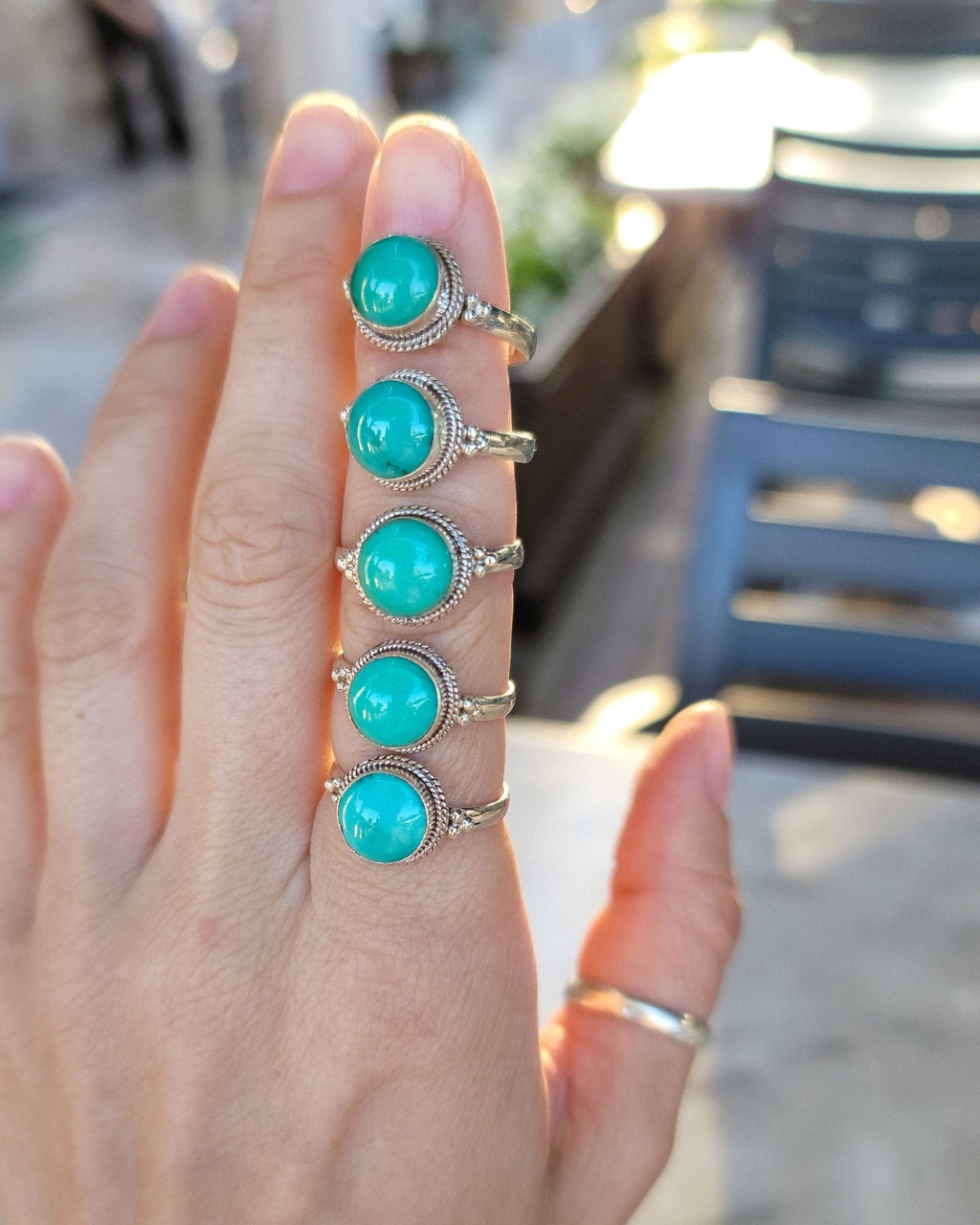 Ring with turquoise - jewerly-store-s