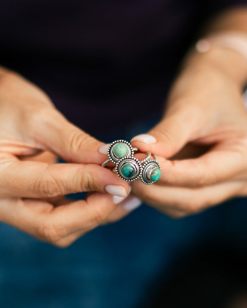 Ring with turquoise - jewerly-store-s