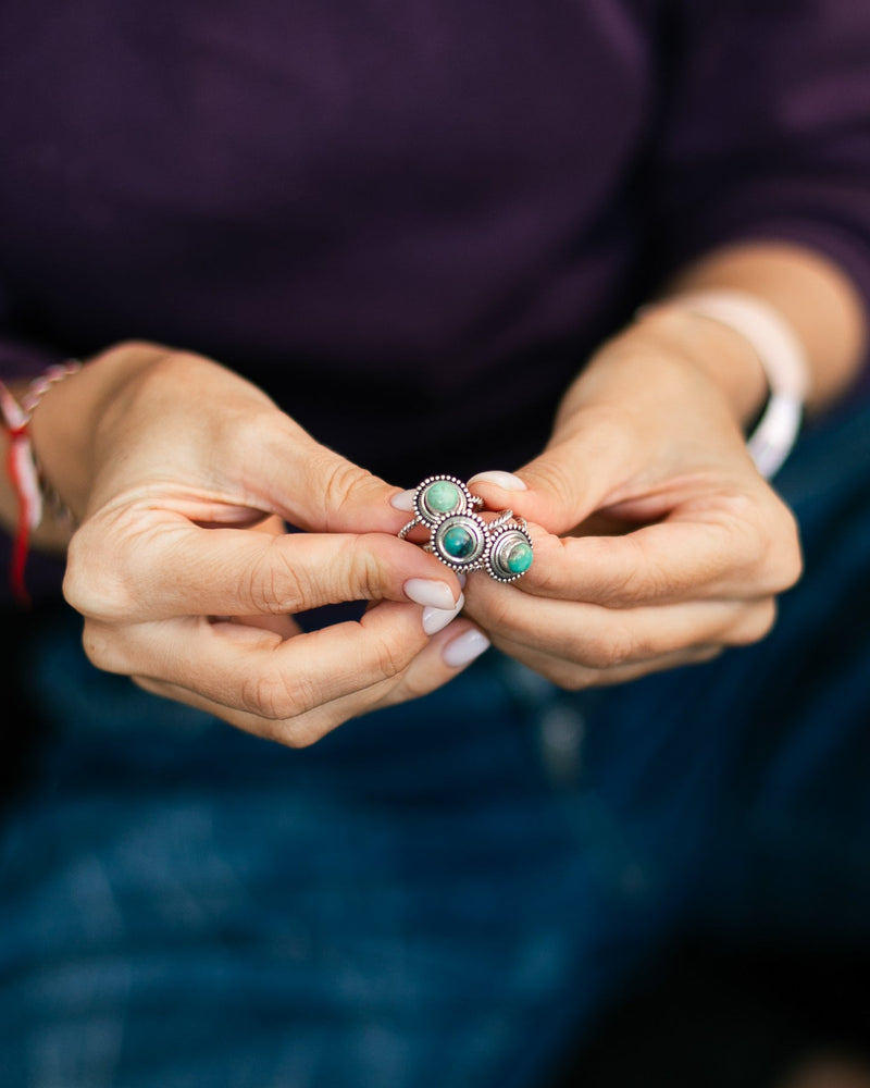 Ring with turquoise - jewerly-store-s